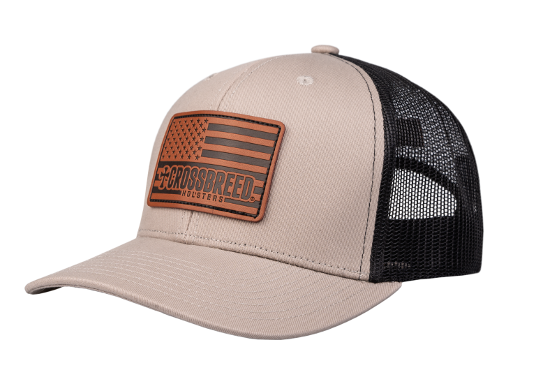 CrossBreed® Leather Patch Hat