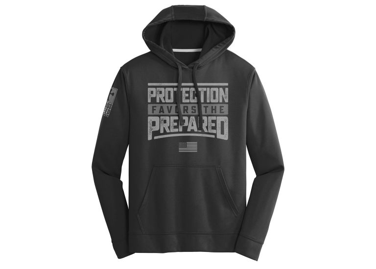 Protection Favors The Prepared Hoodie - Black