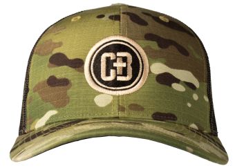 CB Logo Multi-Cam Hat - Front
