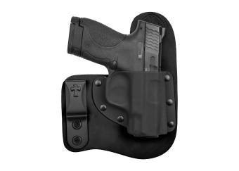 Freedom Carry IWB Concealed Carry Holster with Smith and Wesson Shield - Black Cowhide