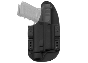 LDS 2.0 - S&W M&P With Streamlight TLR-1 - Black Cowhide - Black Kydex - Light Mounted Holster