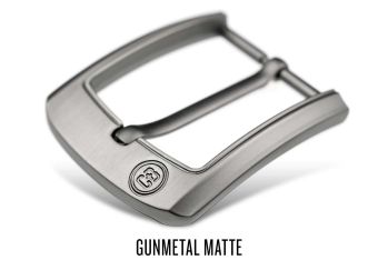 Executive Belt Buckle Gun Metal Grey
