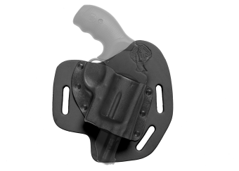 MaxSlide OWB Concealed Carry Holster with Smith & Wesson Governor - Black Cowhide