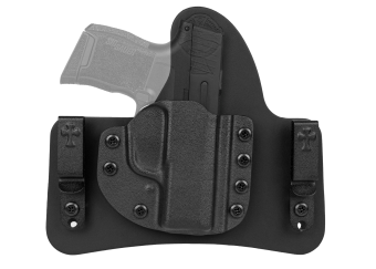 MT2 Hybrid IWB Holster - Black Cowhide - Sig P365 SAS