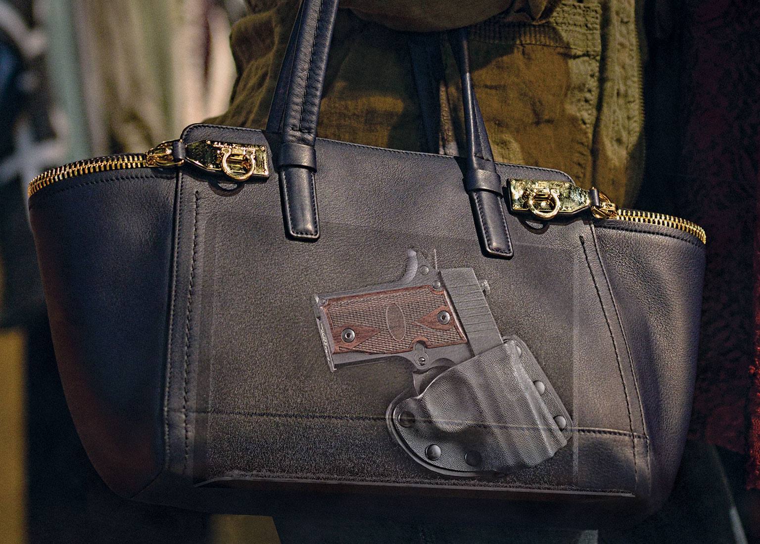Inside purse on sale holster