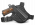 Chest Rig Holster - Black Cowhide - Black Kydex - Springfield 1911                                                           