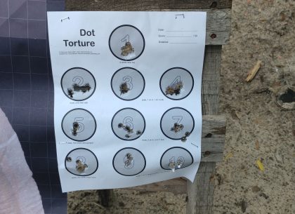 paper targets, range time, responsibly armed, guerrilla approach, dot torture, targets, range day, gun range, firearms training, CrossBreed Holsters, Concealed Carry, IWB, OWB, range targets, free paper targets, 