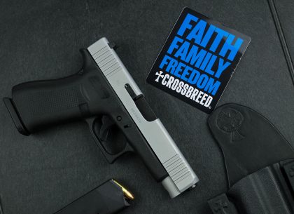 Glock, SIG, P365, G48, concealed carry, SIG P365, Sig Sauer, Glock 48, IWB Holsters, concealed carry holsters, 9mm, pistols, carry guns, showdown, Glock or SIG, 365, IWB, best holster, concealed carry pistol, freedom, faith, family, CrossBreed, Holsters, hybrid holsters