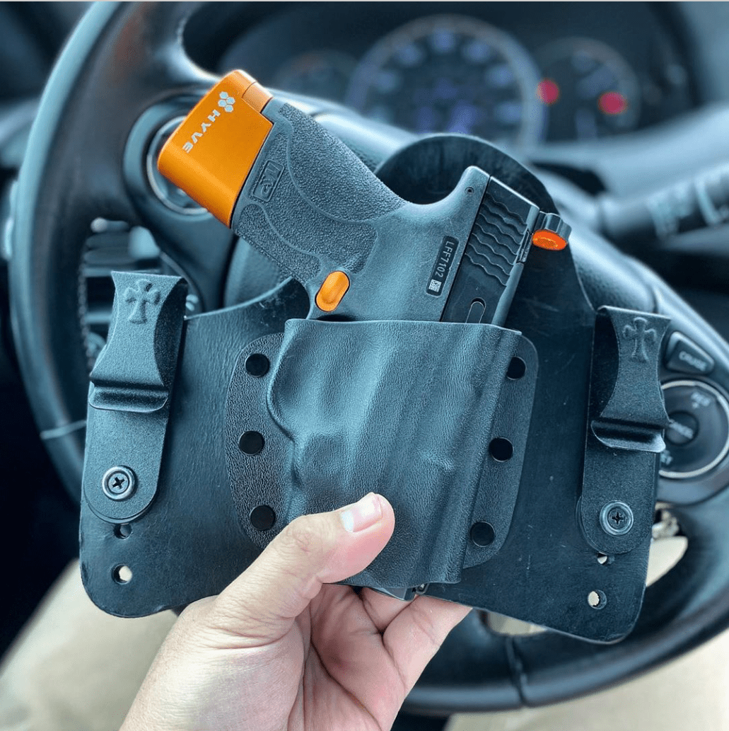 hybrid holsters, EDC, everyday carry, CrossBreed Holsters, product review, SuperTuck, MiniTuck, best concealed carry holster, holster, holsters, IWB, OWB, best holster, lifetime warranty, made in america, handcrafted, gun reviews, best holster for, 