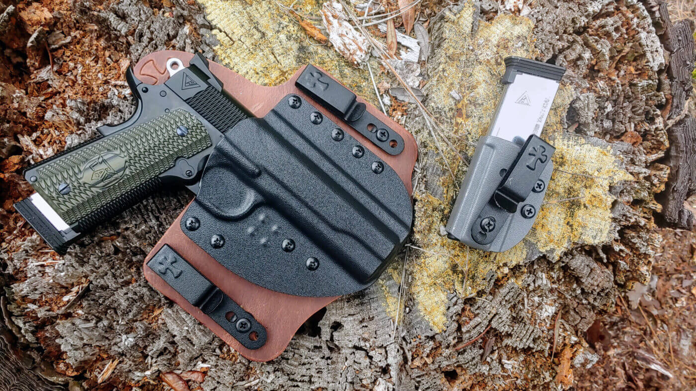 SuperTuck, firearms, full-size handguns, CrossBreed Holsters, holsters for 1911, Hybrid ST2, The Accomplice Magazine Carrier, The Armory Life, Springfield Armory, Travis Pike, Springfield 1911, Larry Vickers, Vickers Tactical Master 1911