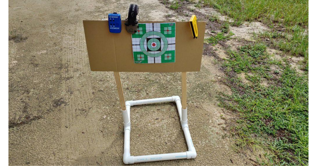 DIY, Home Range, Gun Range, Targets, Target stand, firearms training, range day, CrossBreed Holsters, concealed carry, responsibly armed, shooting sports, practice, target practice, paper targets, lockdown, COVID projects, 