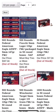 ammo, ammunition, bullets, in-stock, CrossBreed Holsters, Cabelas, Lucky Gunner, Speer, Grind Hard Ammo, Hornady, Federal Premium, 9 MM, caliber bullets, bullets, self-defense ammo, self-defense, concealed carry, gun sales, where to find ammo