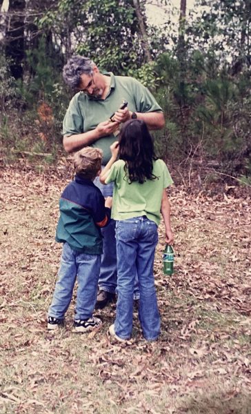 Learning how to shoot a gun as a kid
