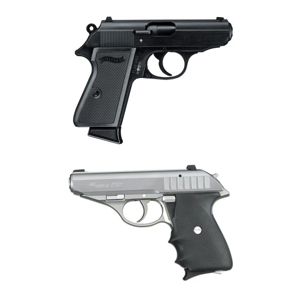 The SIG P232 vs the Walther PPK